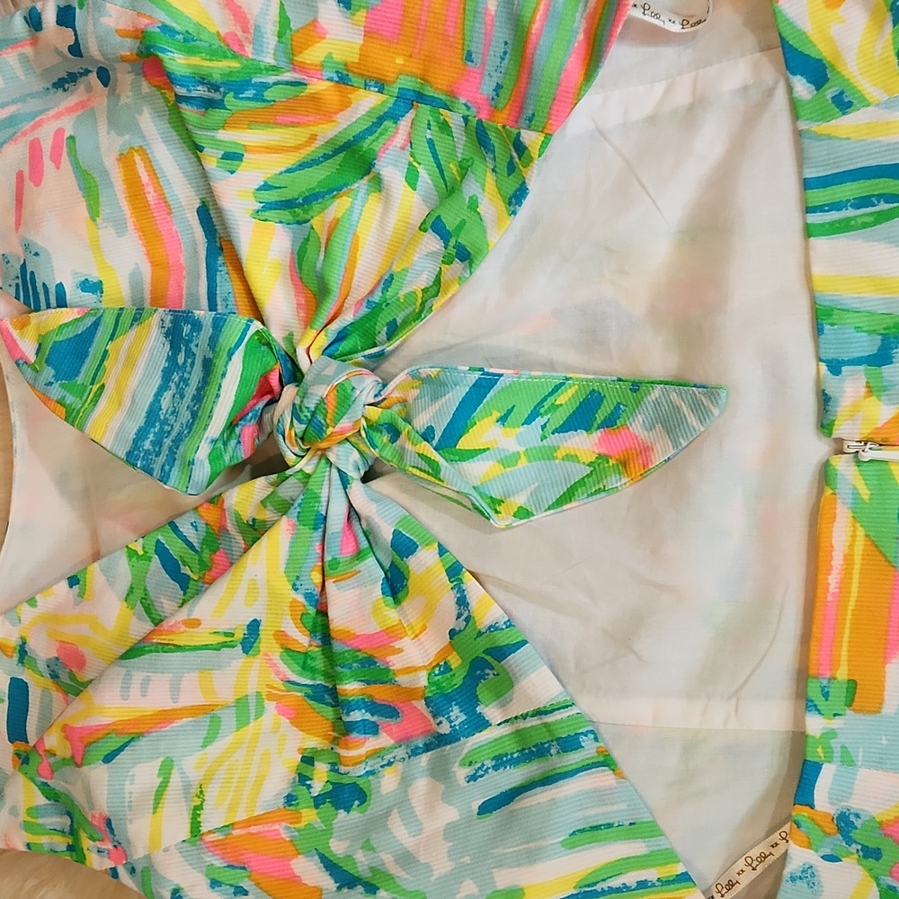 Lilly Pulitzer Courtney Shift Dress In Sea Salt & Sun - Picture 4 of 5